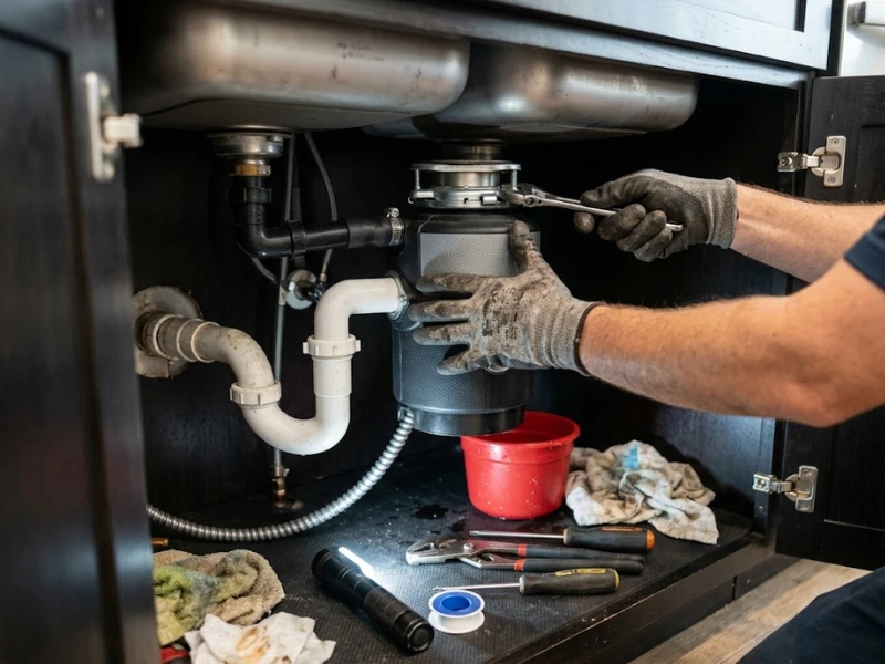 Garbage disposal repair