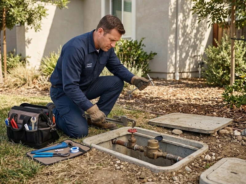 Main line plumbing in an older Chicago home