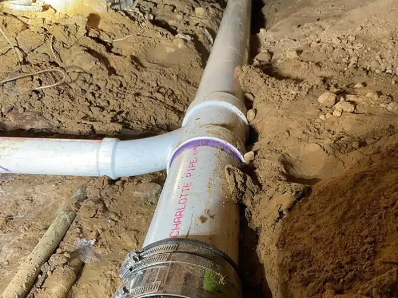 Sewer line replacement