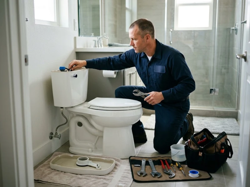 Toilet repair service