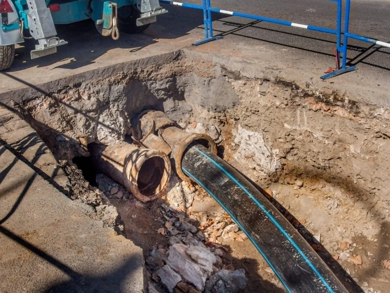 Trenchless sewer line repair