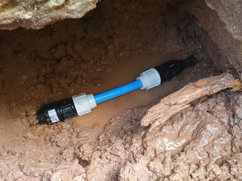 Winter plumbing repair